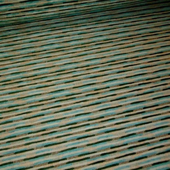 Vintage Henredon Seaforam Stripe Fabric - Picture 2 of 5